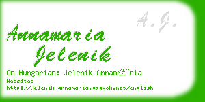 annamaria jelenik business card